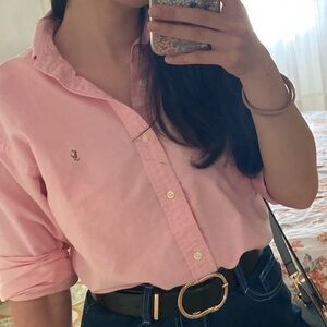 Women’s  Pink Button-Down Shirt